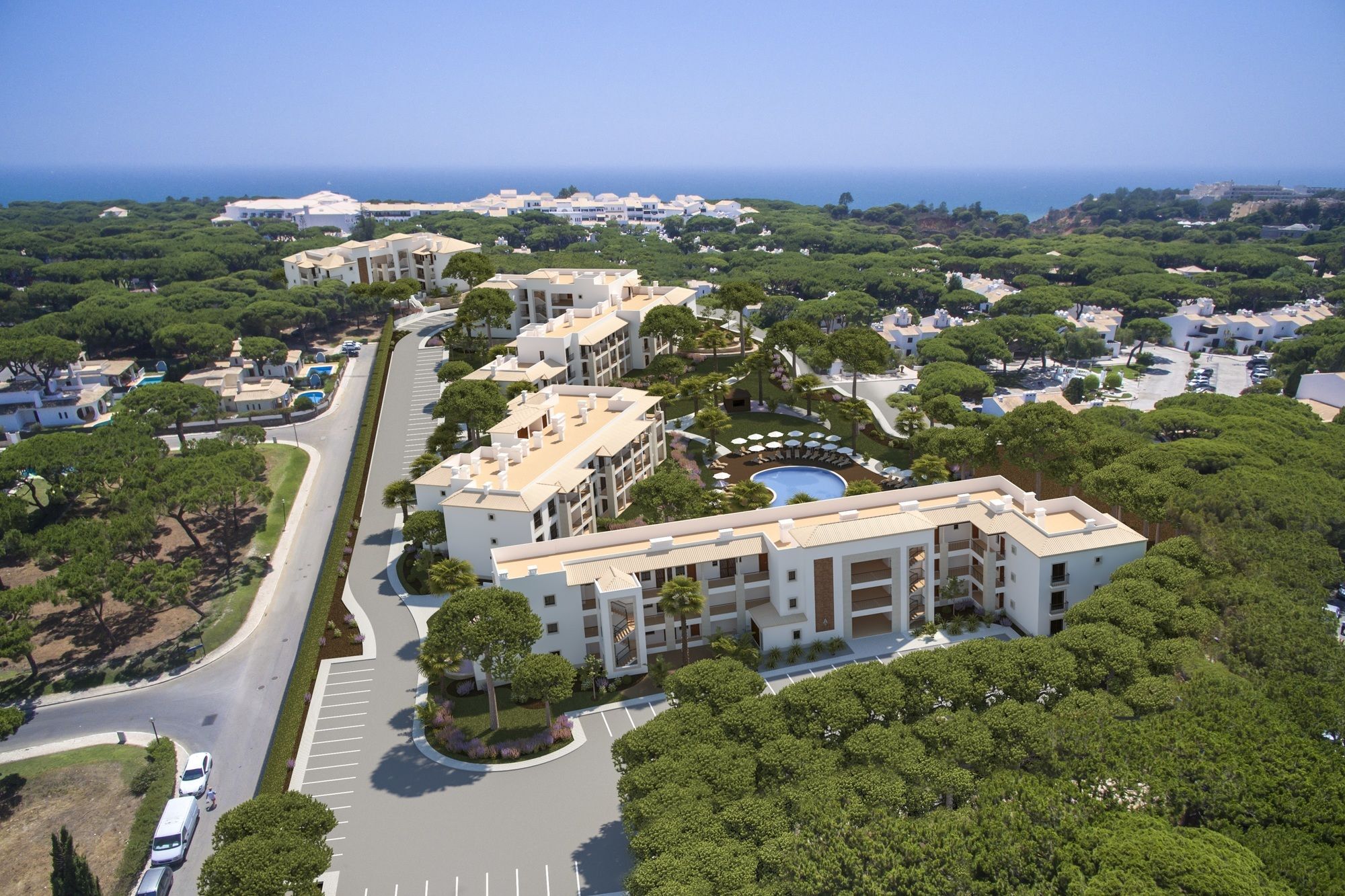Pine Cliffs Gardens Hotell Albufeira Eksteriør bilde